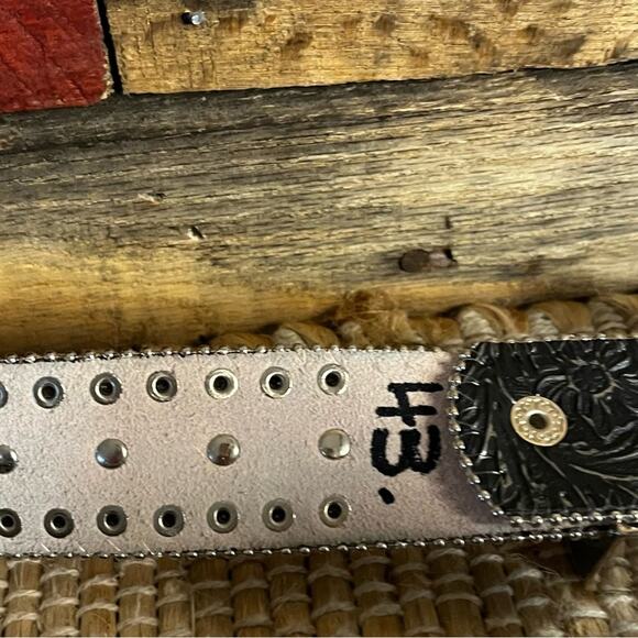 Blazin Roxx Black Jeweled Belt Size Medium - Picture 12 of 13
